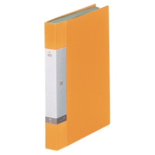 Rihitora File Clear Book A4 40-Pocket Yellow G3202-5