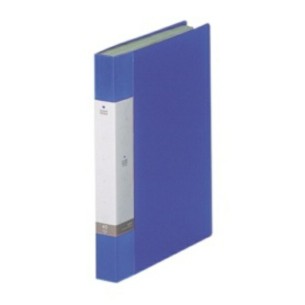 Rihitora File Clear Book A4 40-Pocket Blue G3202-8