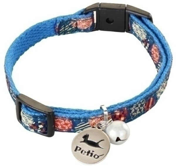 Petio Cat Collar Komachi Color Handball Blue