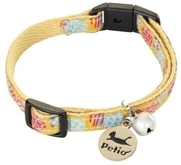 Petio Cat Collar Komachi Color Handball Yellow for Cats