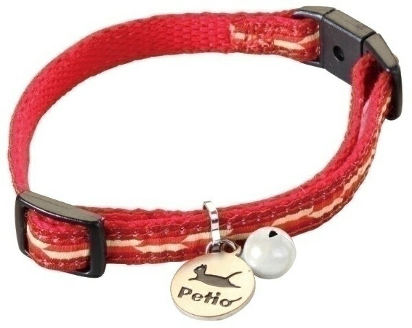Petio Cat Collar Komachi Color Yagasuri Garnet