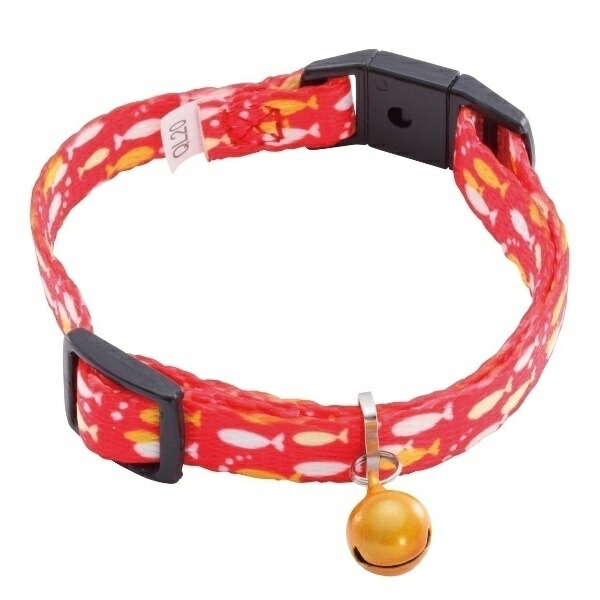Petio Anycat Collar Fish Design Red for Cats