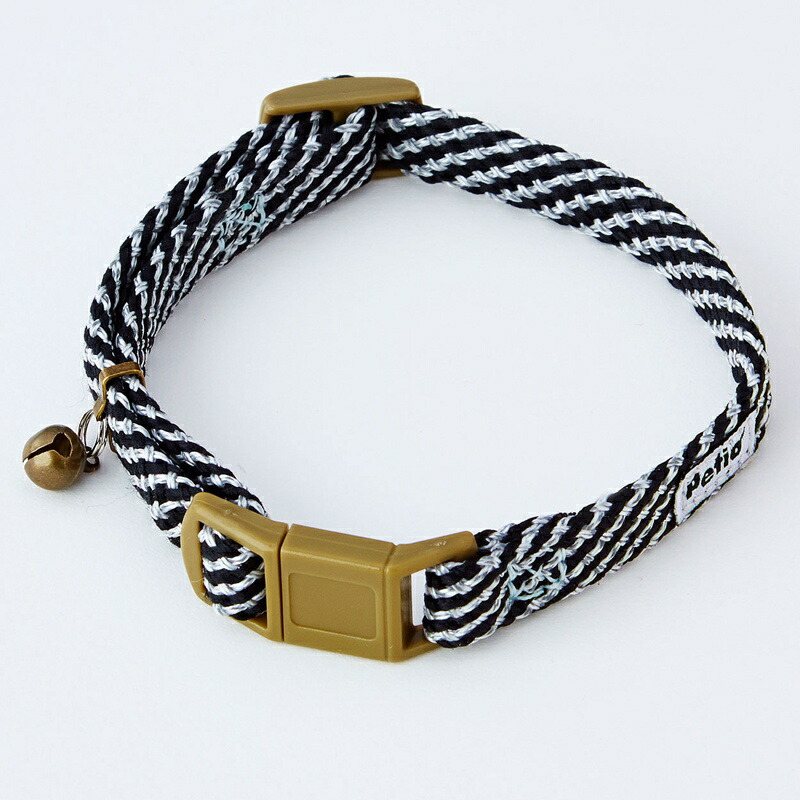 Petio Cat Collar Flash Soft Cat Collar Black