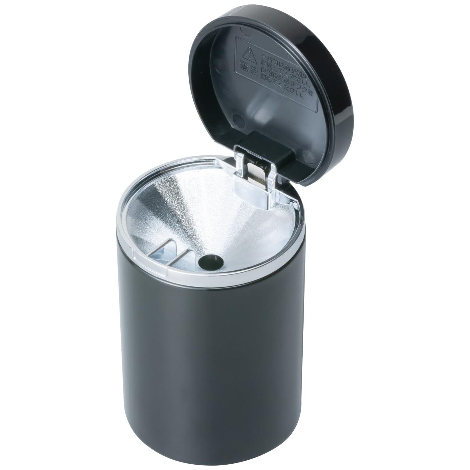 SEIWA Car Accessories Can Ashtray Can Ash2 WA151 Black Self-Extinguishing with Cigarette Holder Disposable OK Car Accessories