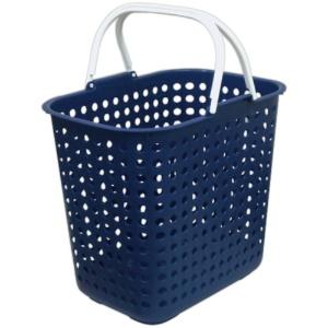 Heiwa Kogyo Laundry Basket Dot Deep Type Blue