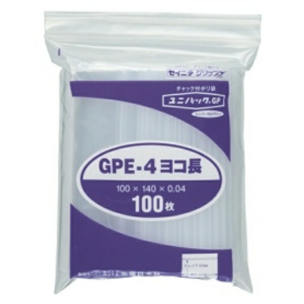 Produced by Nippon Co., Ltd. Unipack GPE-4 Landscape Orientation 0.04 × 100 × 140 mm 100 sheets per pack