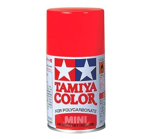 TAMIYA Polycarbonate Spray PS-20 Fluorescent Red Model Paint 86020