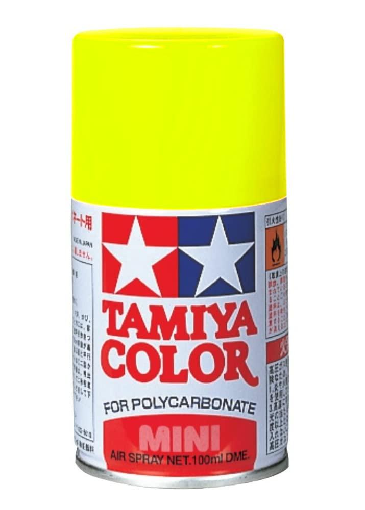 TAMIYA Polycarbonate Spray PS-27 Fluorescent Yellow Model Paint 86027