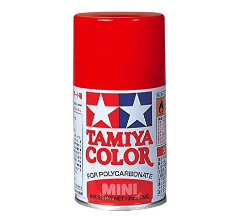 TAMIYA Polycarbonate Spray PS-60 Bright Mica Red Model Paint 86060