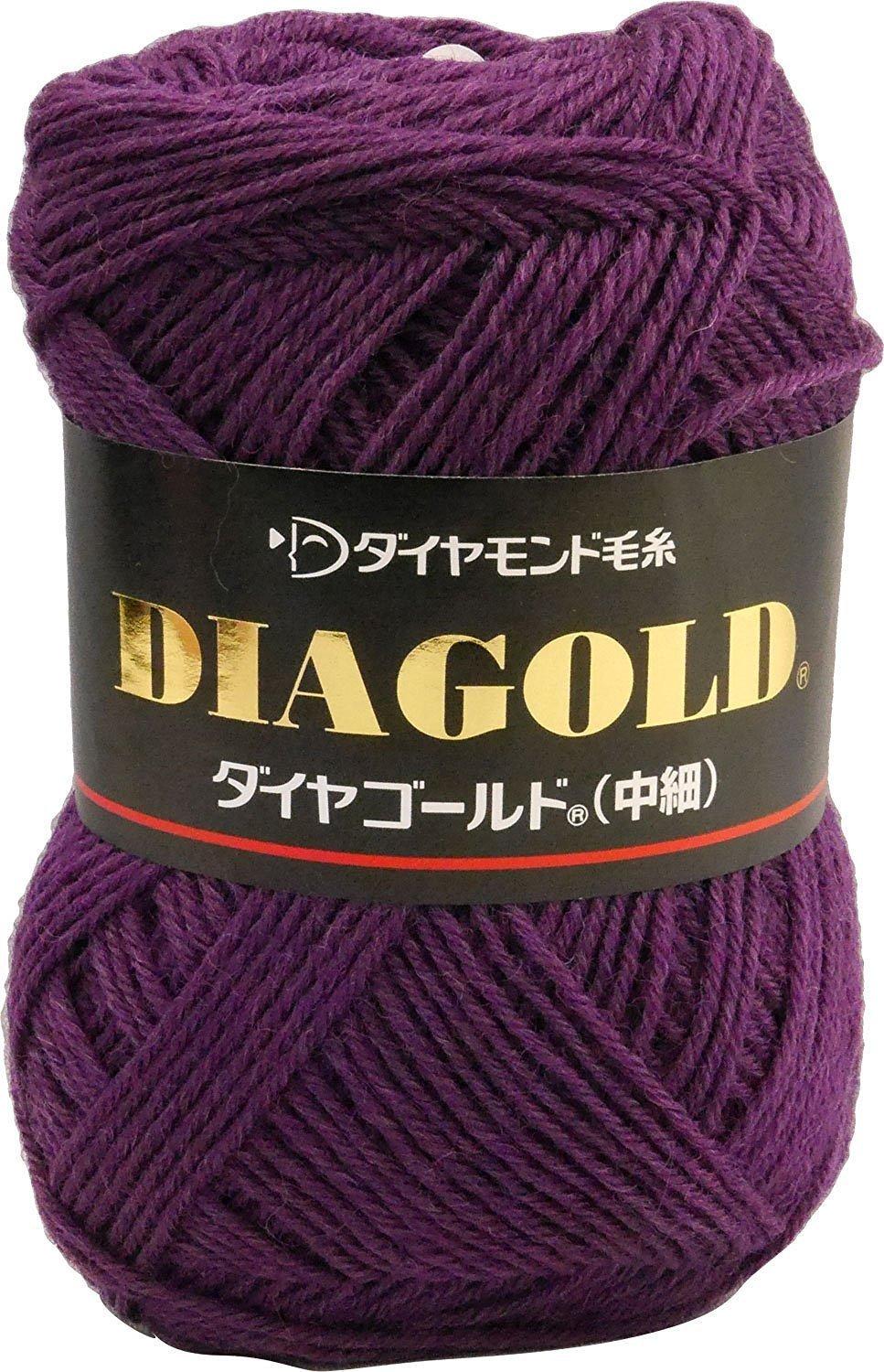 DIA Yarn DIA Gold Medium Weight Yarn Medium Weight Col.299 Purple Family 50g Approx. 200m