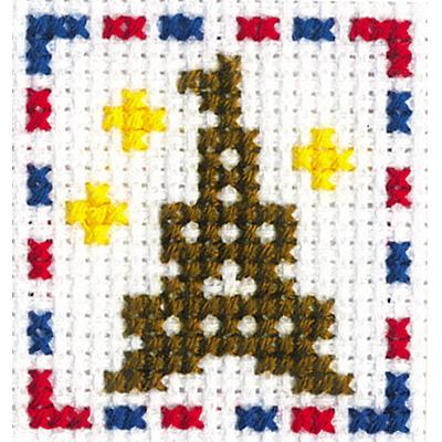 Olympus Silk Strap Embroidery Kit Eiffel Tower ST-19