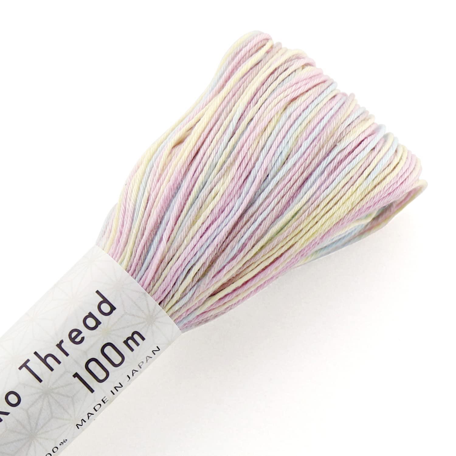 Olimpas Sashiko Thread 100m Colorful col.194