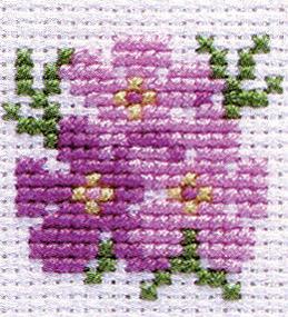 Olimpas Silk Key Ring Embroidery Kit Hakusanfuro KS-6