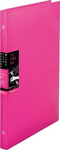 King Jim Binder Notebook Tefren Slim 26-Hole B5 Vertical Pink 476TTE-P