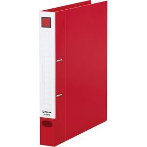 King Jim Lever Ring File D Type 250-Sheet Capacity A4 Vertical Red 6872-R