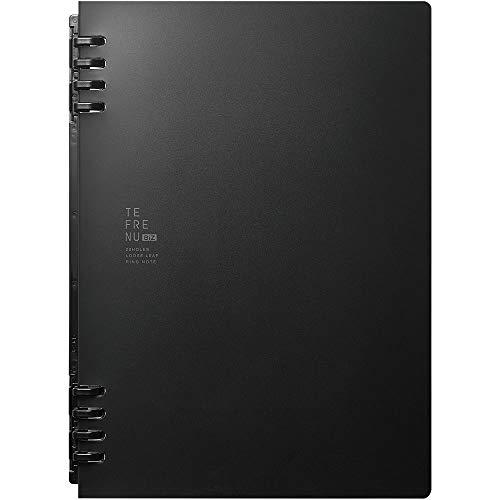 King Jim Ring Notebook Tefren Biz 20-Hole A5 Black 9854TEB-BK