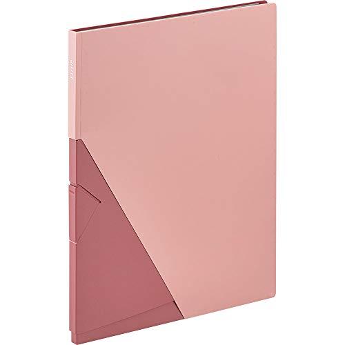 King Jim Clear File Jiritsu 10-Pocket A4 Vertical Pink 8832H-P