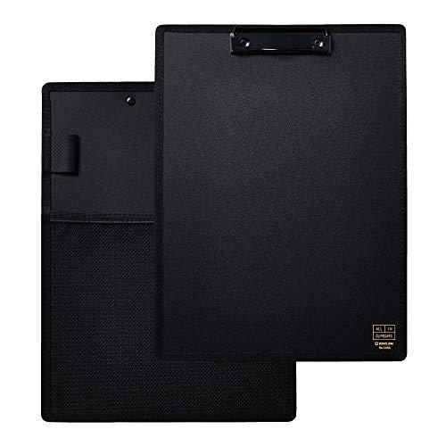 King Jim Clipboard All-in Storage for Approx. 30 Sheets A4 Landscape Black 5985-BK