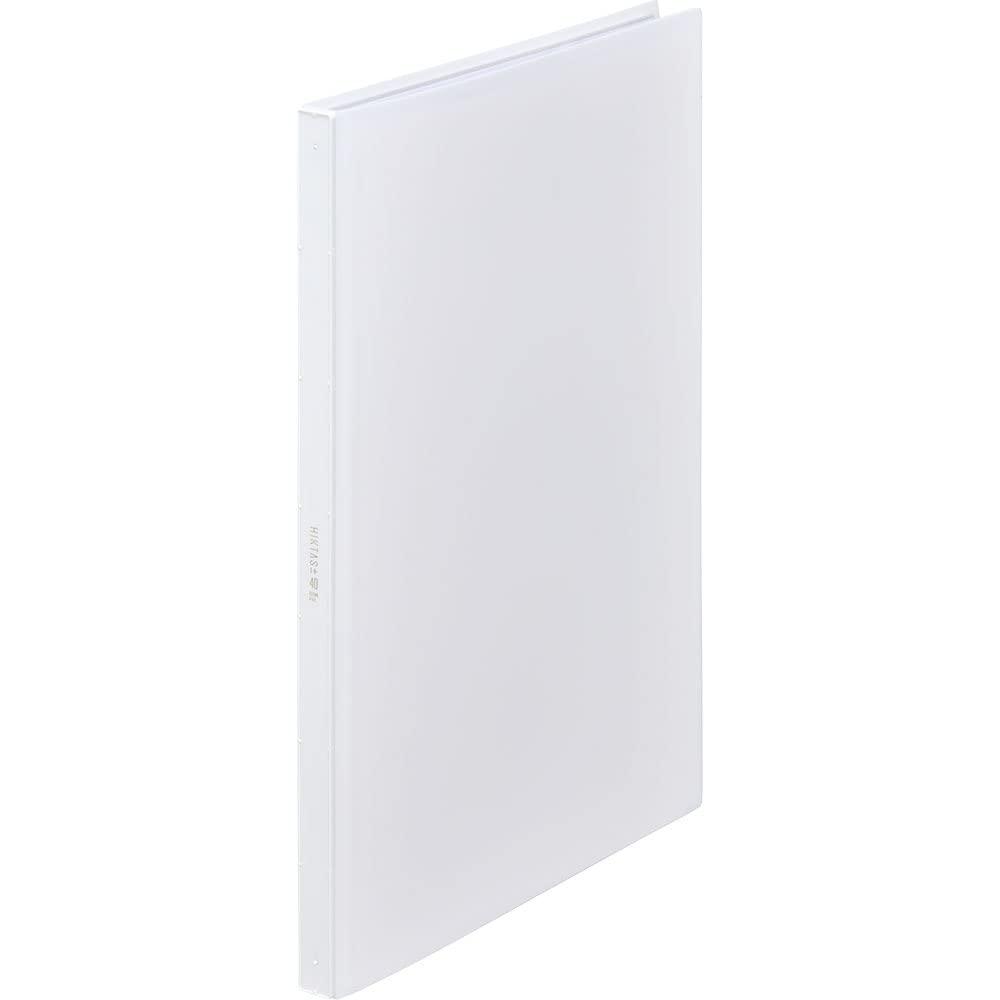 King Jim Clear File Hiktas Transparent 40-Pocket A4 Vertical Off-White 7281TW-M