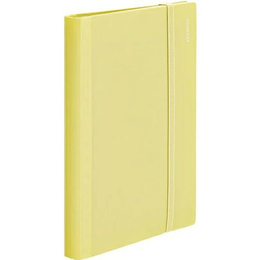 King Jim Clear File Compac 10-Pocket A4 Double-Fold Yellow CN5894H-Y