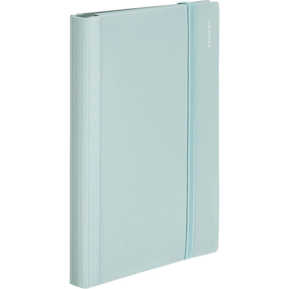 King Jim Clear File Compac 10-Pocket A4 Double-Fold Light Blue CN5894H-LB