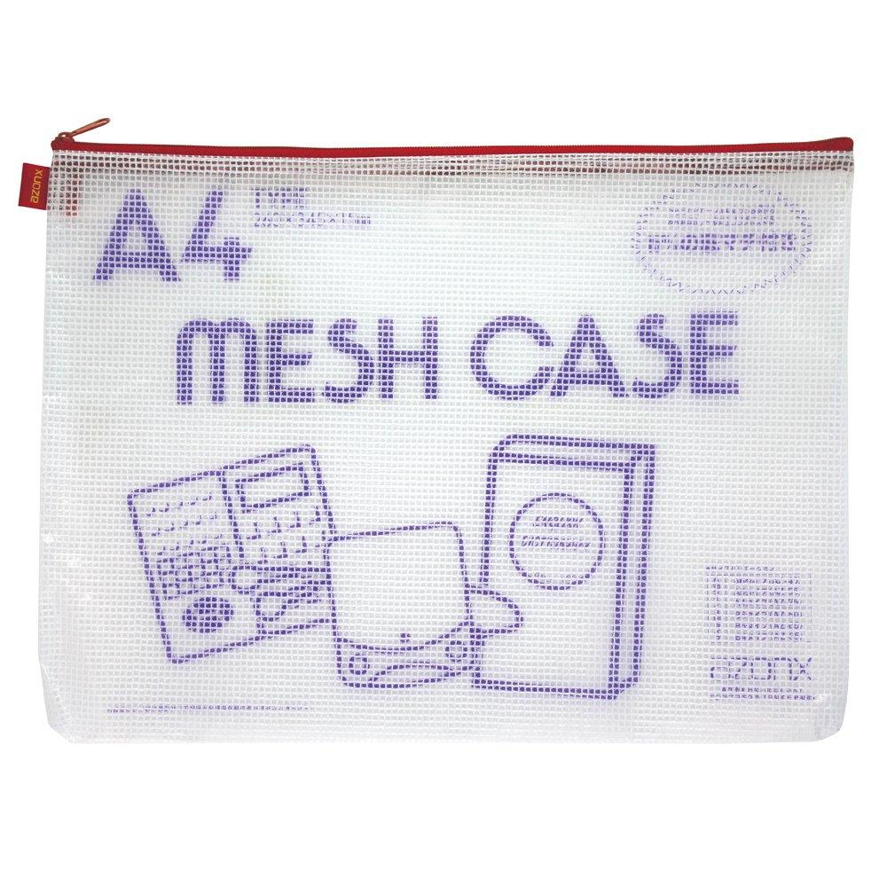 Sekisei Azon Mesh Case Eco Type A4 Type Red AZ-75E-20