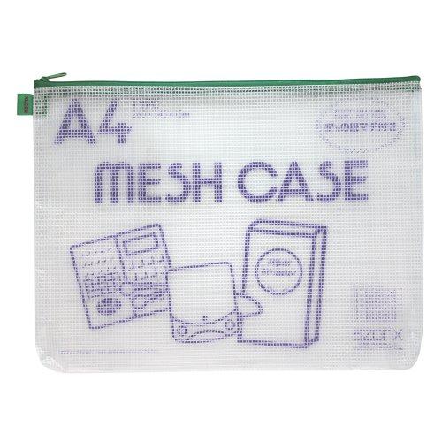 Sekisei Azon Mesh Case Eco Type A4 Size Green AZ-75E-30