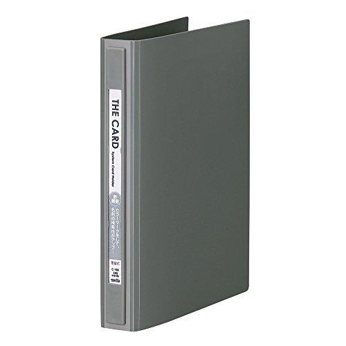 Sekisei The Card System Card Holder Replaceable Type 3-Tier Business Card Holder Gray C-180