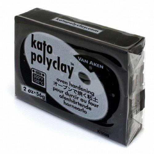 Oven-Bake Resin Clay Kate Poly Clay Black