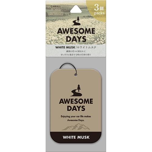 CARALL AWESOME DAYS Plate 3-Pack White Musk