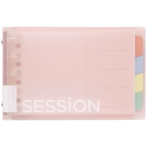 Maruman Loose-Leaf Binder Session Mini Size 5-Hole Light Pink Sakura FM310A-38