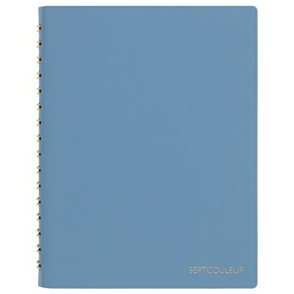 Maruman Sept-Couleur Notebook A6 3mm Grid Ruled 100 Sheets Spirit Blue N769-02