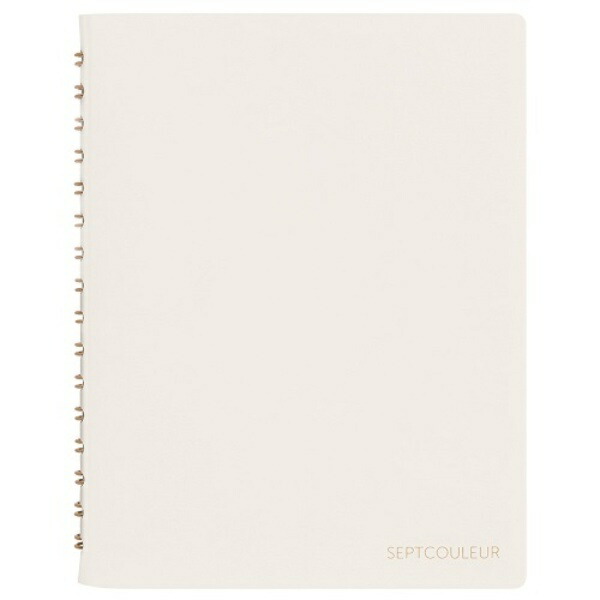 Maruman Sept-Couleur Notebook A6 3mm Grid Ruled 100 Sheets Crisp White N769-06
