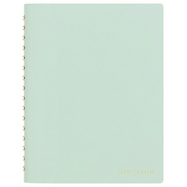 Maruman Sept-Couleur Notebook A6 3mm Grid Ruled 100 Sheets Comfort Mint N769-53
