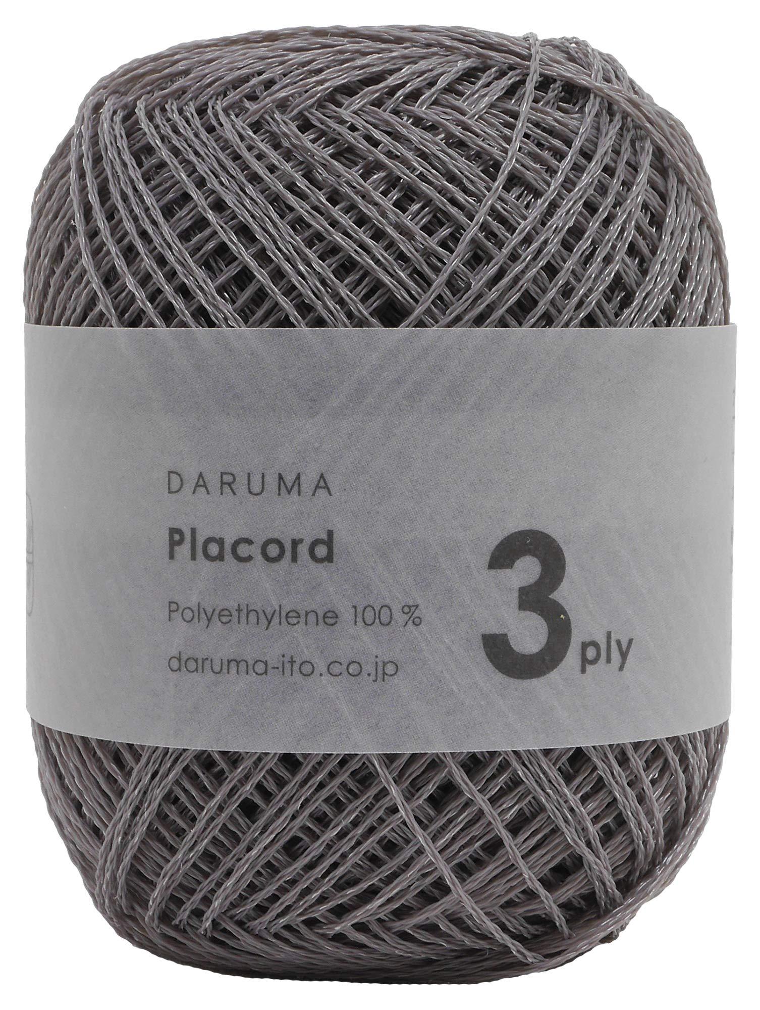Yokota DARUMA Placode Three-Ply Yarn Medium Weight Col.5 Gray Family 40g Approx. 135m 4230