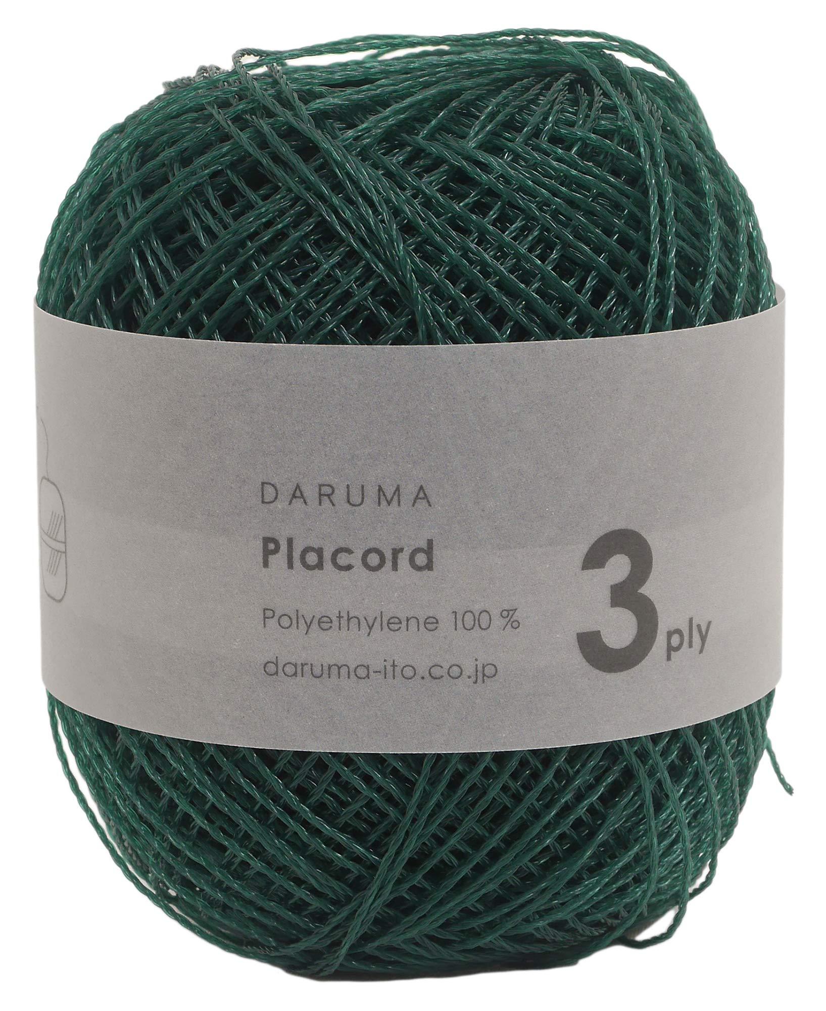 Yokota DARUMA Placode Three-ply Yarn Medium Weight Col.7 Green Family 40g Approx. 135m 4230