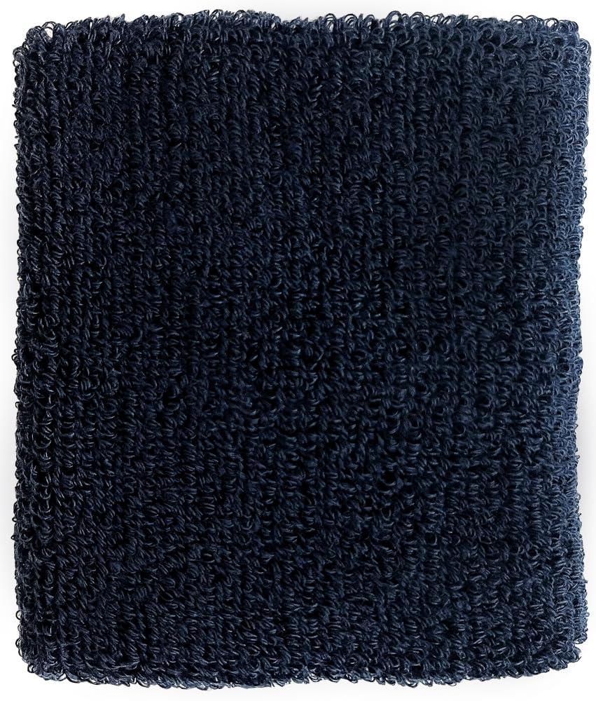 HATAS(哈塔斯) 针织绒面腕带 8cm 深蓝色 2件装 356