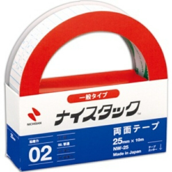 Nichiban Double-Sided Tape Nice Tack (General) 25mm x 10m NW-25