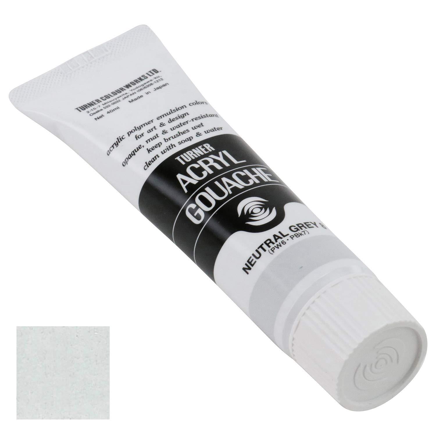 Turner Color Acrylic Gouache Single Color 40mL, 81 colors total