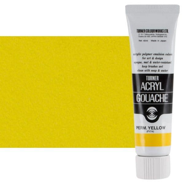 Turner Color Acrylic Gouache Single Color 40mL, 81 colors total