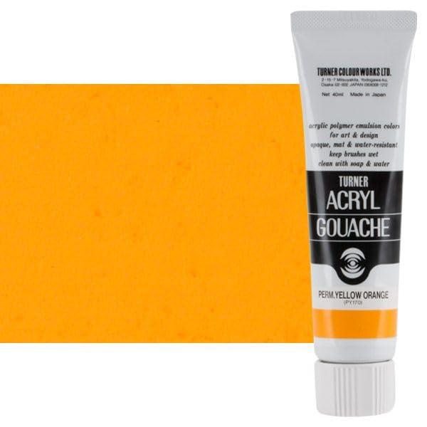 Turner Color Acrylic Gouache Single Color 40mL, 81 colors total