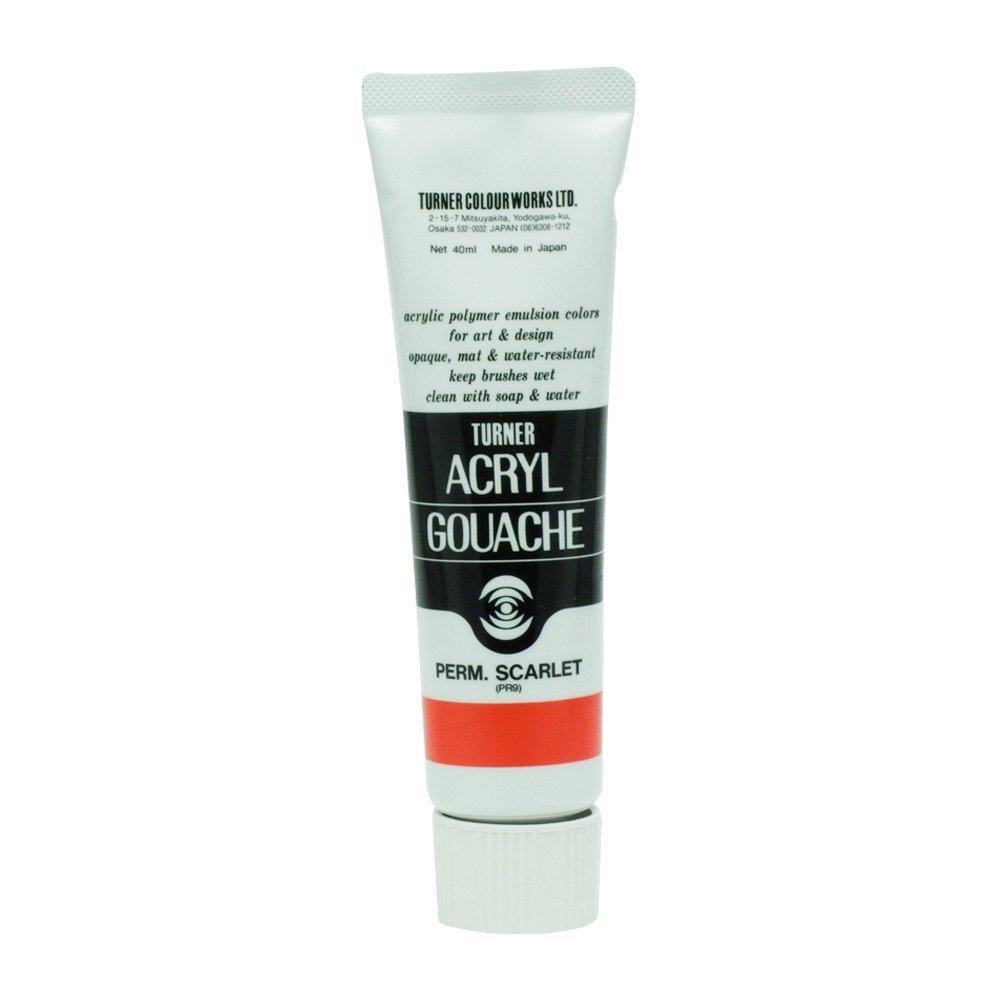 Turner Color Acrylic Gouache Single Color 40mL, 81 colors total