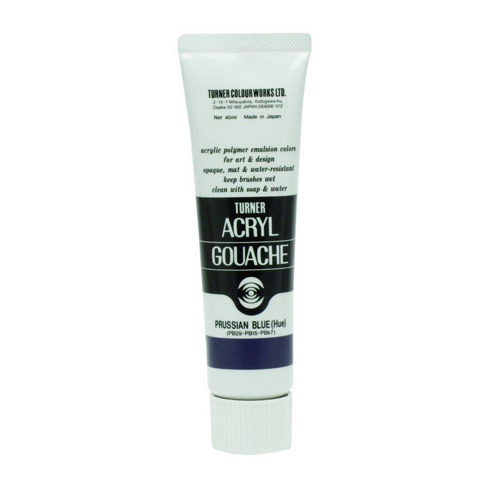 Turner Color Acrylic Gouache Single Color 40mL, 81 colors total