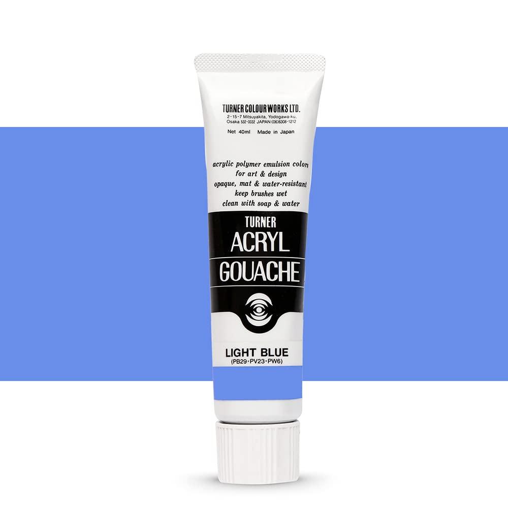 Turner Color Acrylic Gouache Single Color 40mL, 81 colors total