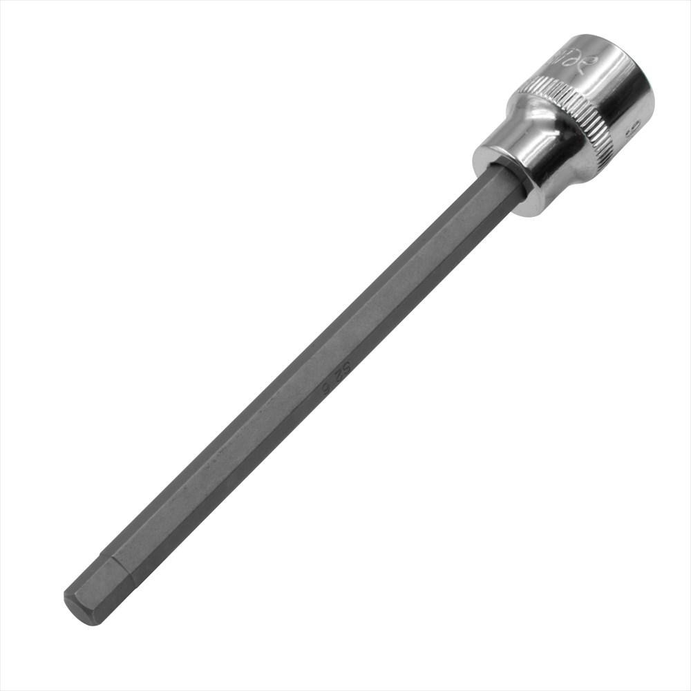 AP 3/8DR Bit Socket Long HEX 6mm | Tools Car Automotive Inspection Maintenance DIY Hand Tools Hexagon Hex