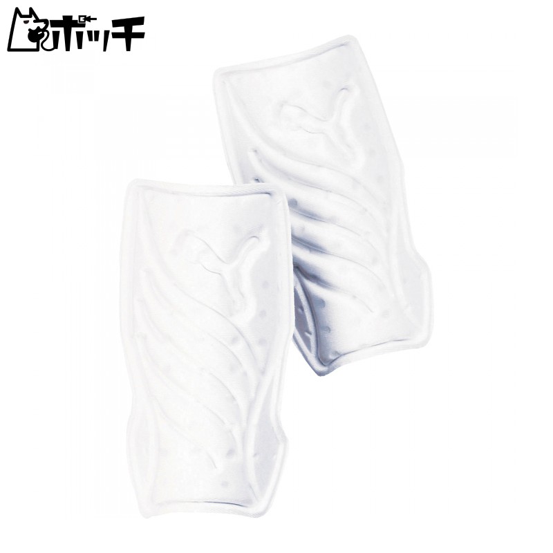PUMA Soccer Shin Guard Powercat Light IND 030647 White (02) M