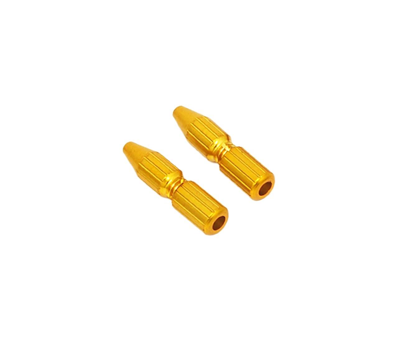 Alligator LY-IPA06 Screw Inner Cap (for Brakes) 2-Pack Gold 151-00381 (Approx.) Outer Diameter 4 × Length 18mm