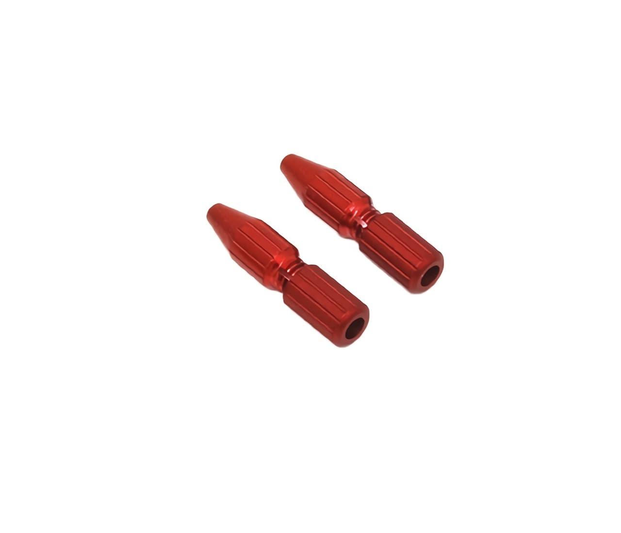 Alligator LY-IPA06 Screw Inner Cap (for Brakes) 2-Pack Red 151-00383