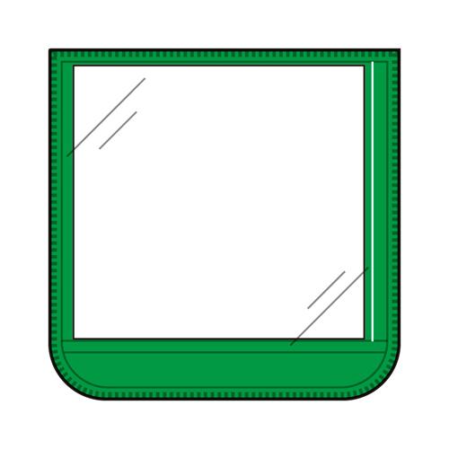 60x60mm Lapel Pin (Insert Type, Green)