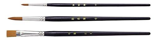 Artec Premium Wooden Handle Design Brush Set of 3 10753